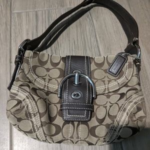 Brown Coach Purse Shoulder Bag
